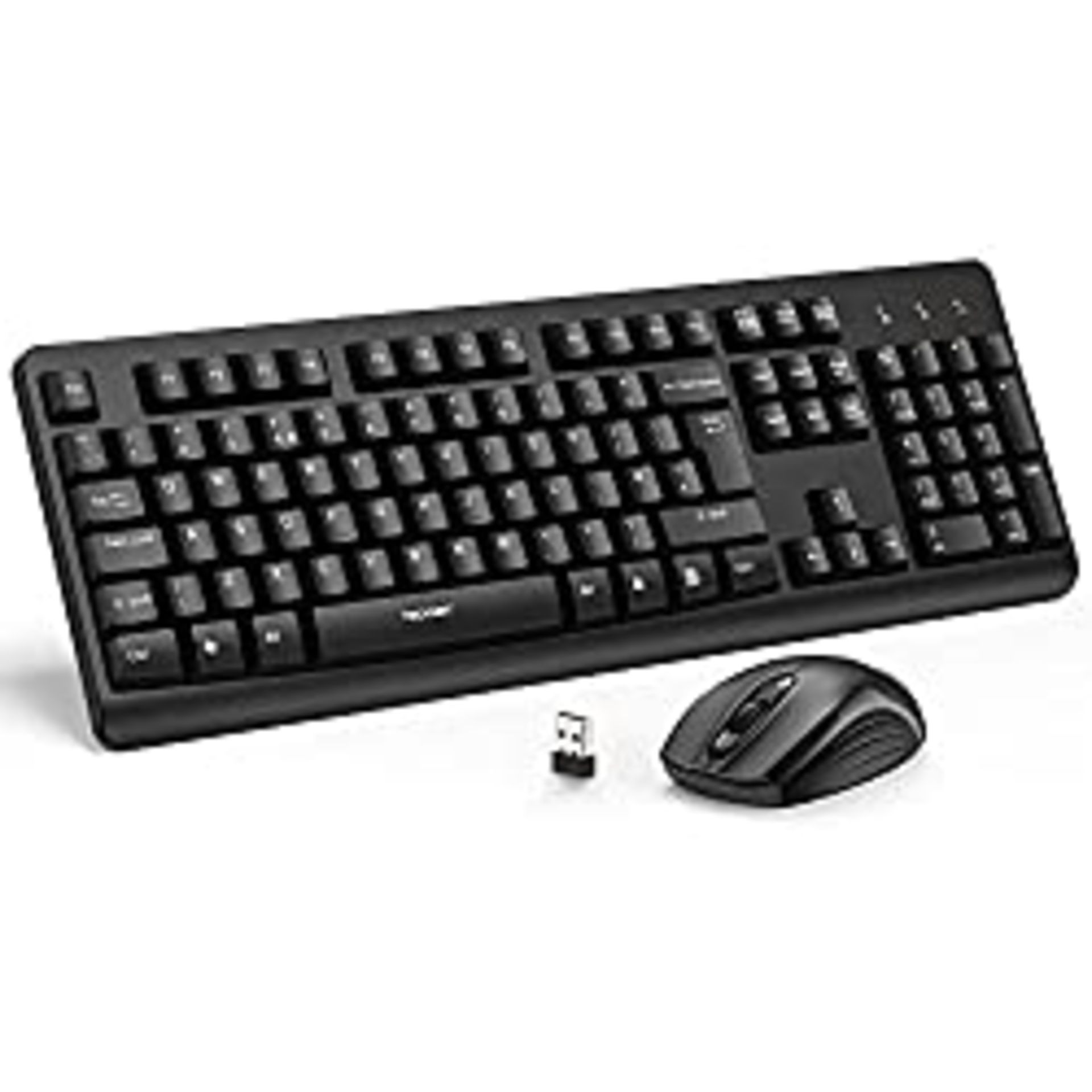 RRP £15.62 TECKNET Wireless Keyboard and Mouse Set