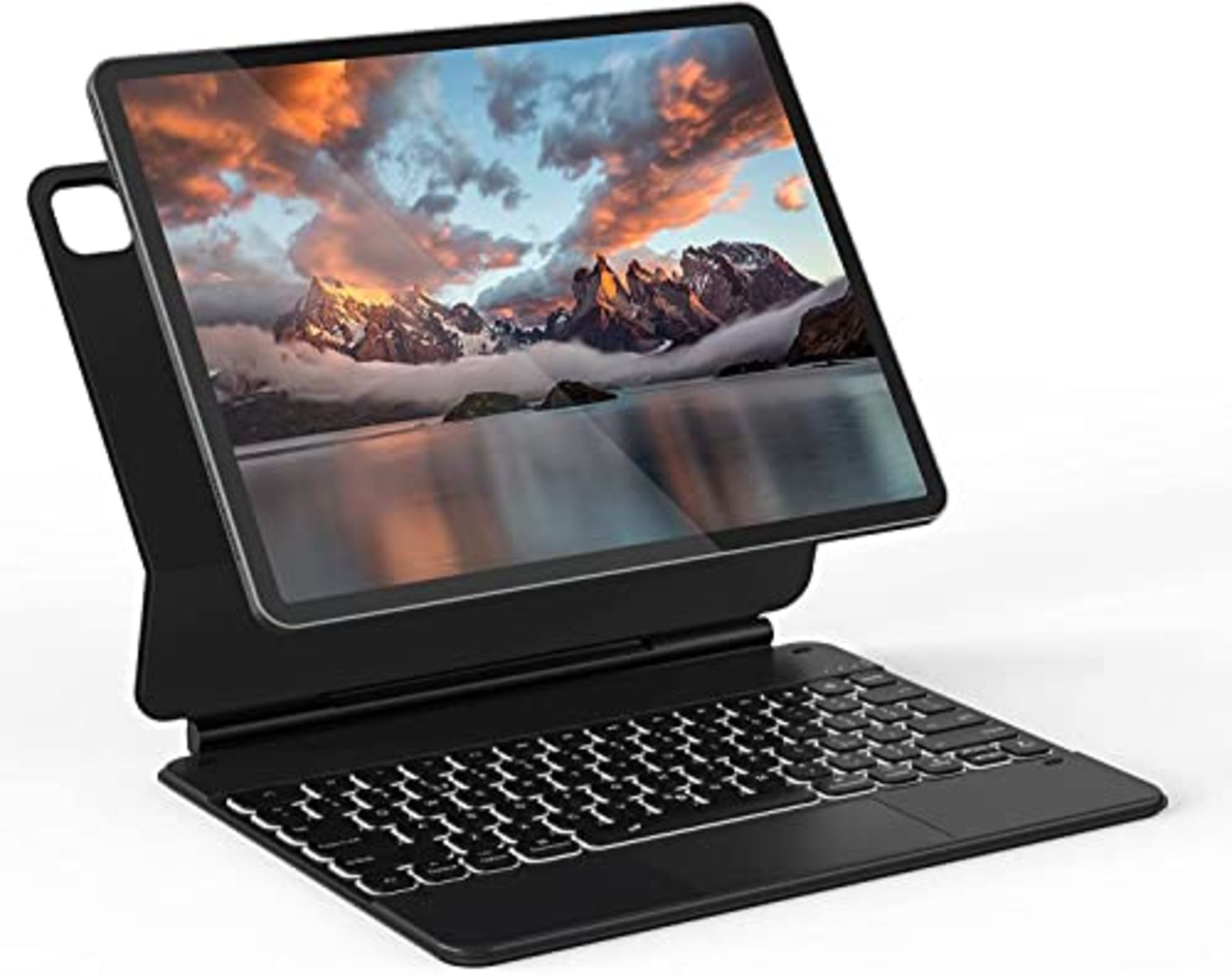 RRP £145.15 Doohoeek Bluetooth Keyboard with Floating Design for iPad Pro 12.9 (3rd