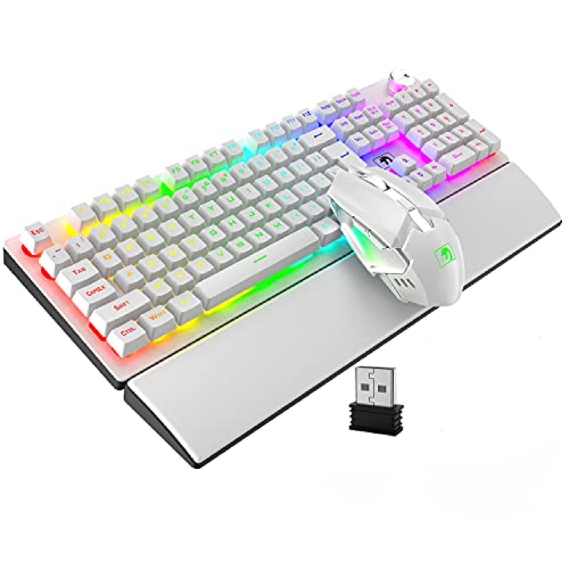 RRP £58.34 Wireless Gaming Keyboard and Mouse Combo Set