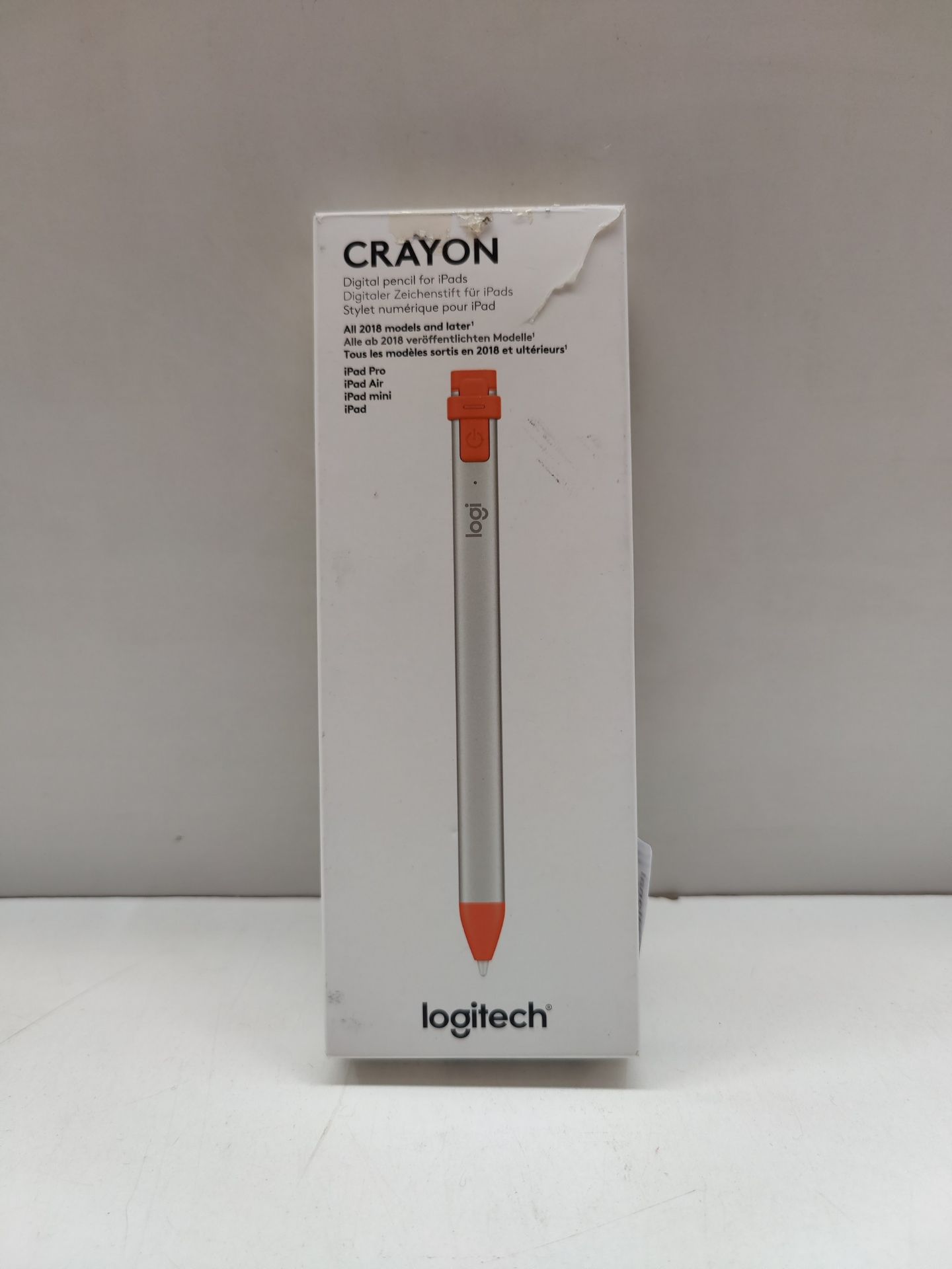 RRP £50.38 Logitech Crayon Digital Pencil for all iPads - Image 2 of 2