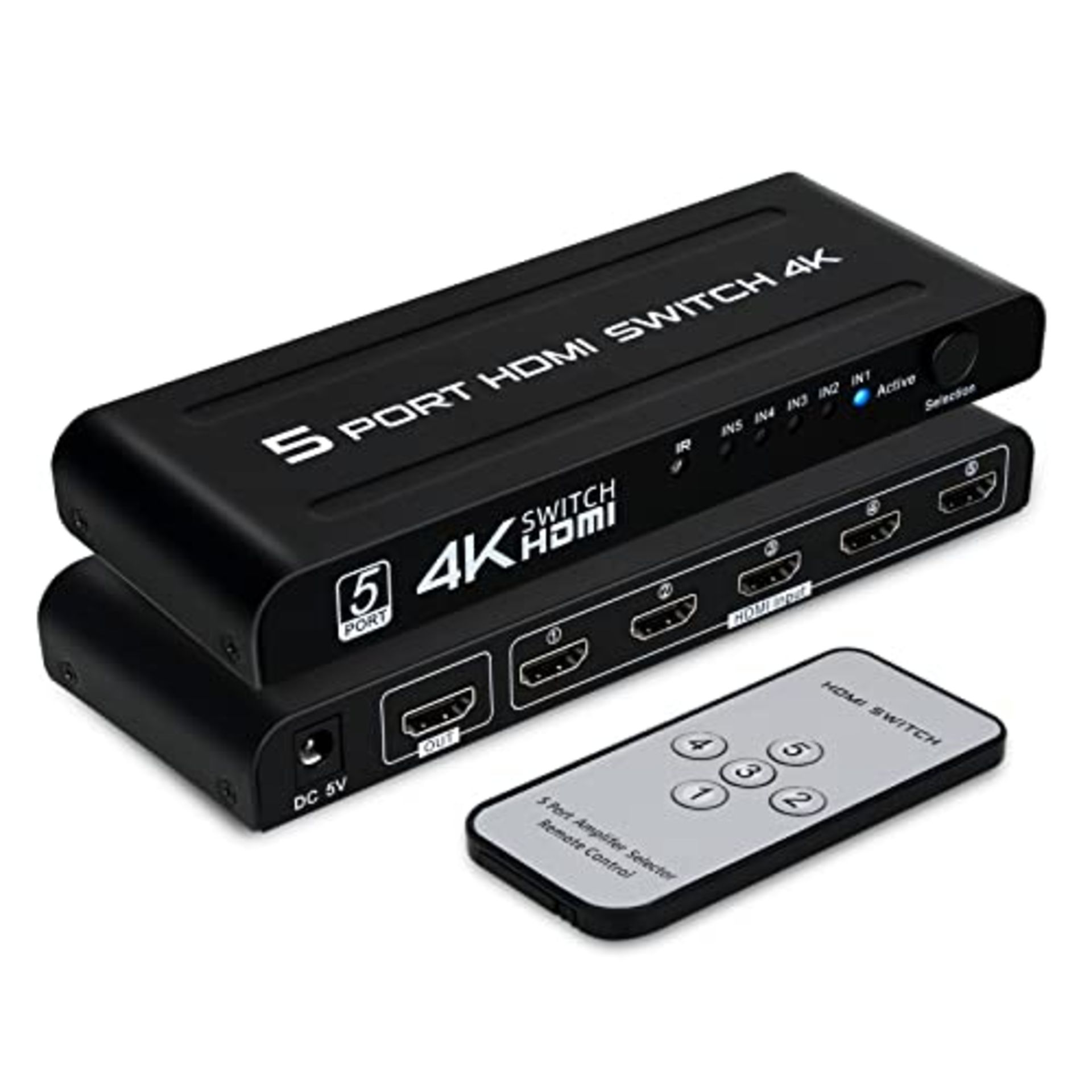 RRP £23.48 DGODRT HDMI Switch 5 in 1 Out