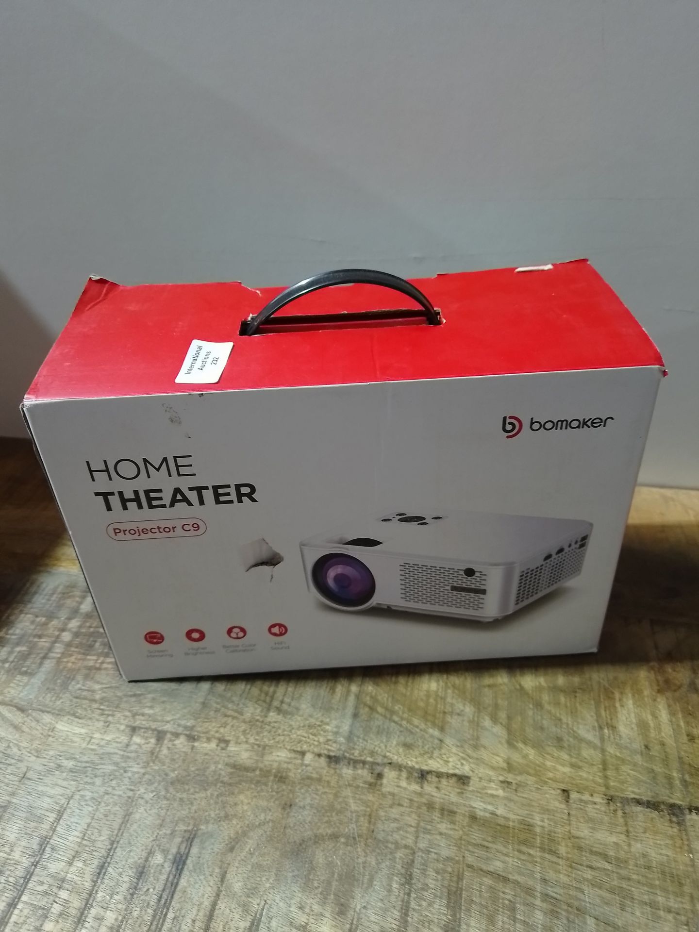 RRP £66.99 Mini WiFi Projector Outdoor - Image 2 of 2