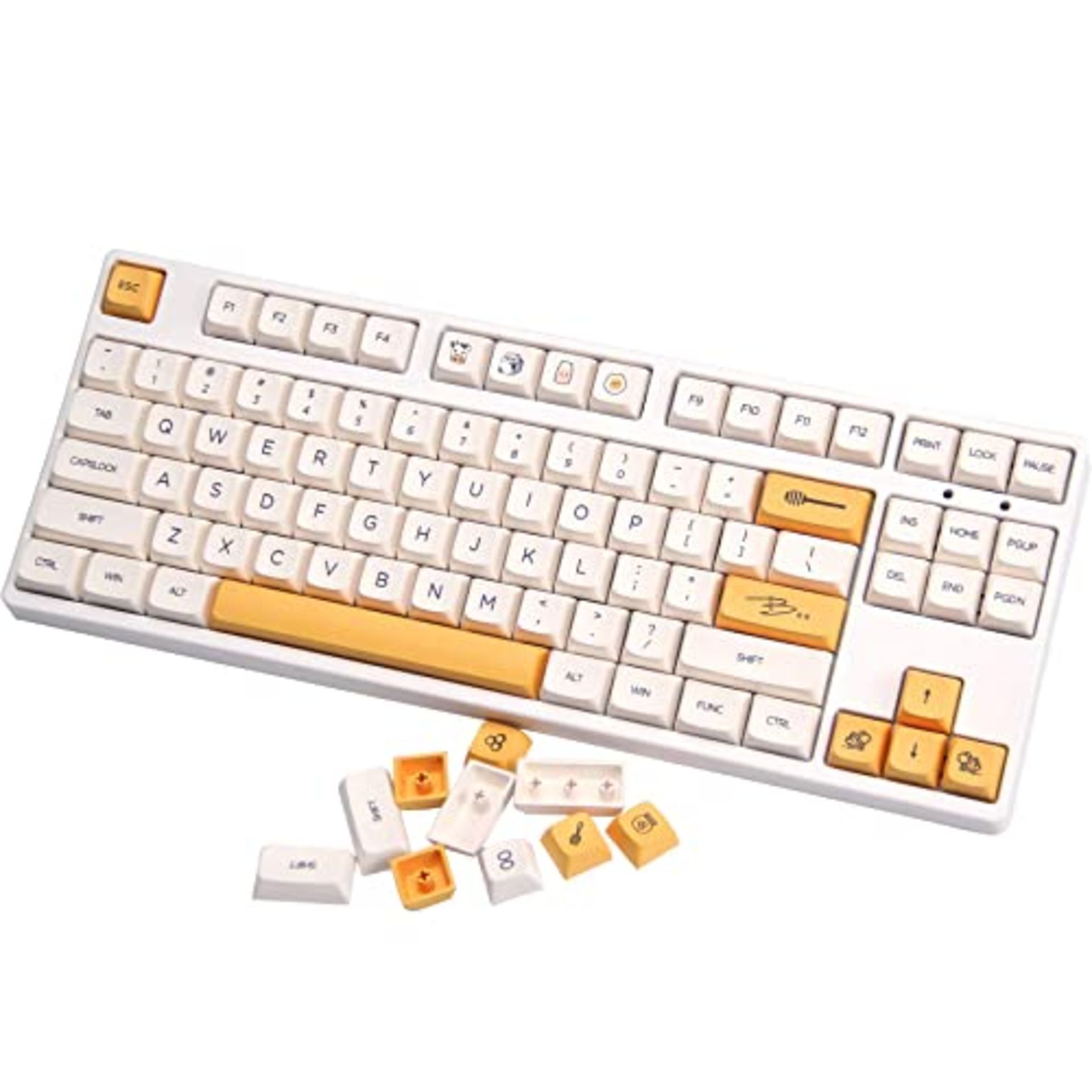 RRP £42.26 PBT XDA Profile 140 Keys Keycaps Dye Sublimation ANSI