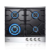 RRP £110.54 LEGEND CHEF GH60BF 60cm Built-in Gas Hob 4 Burners