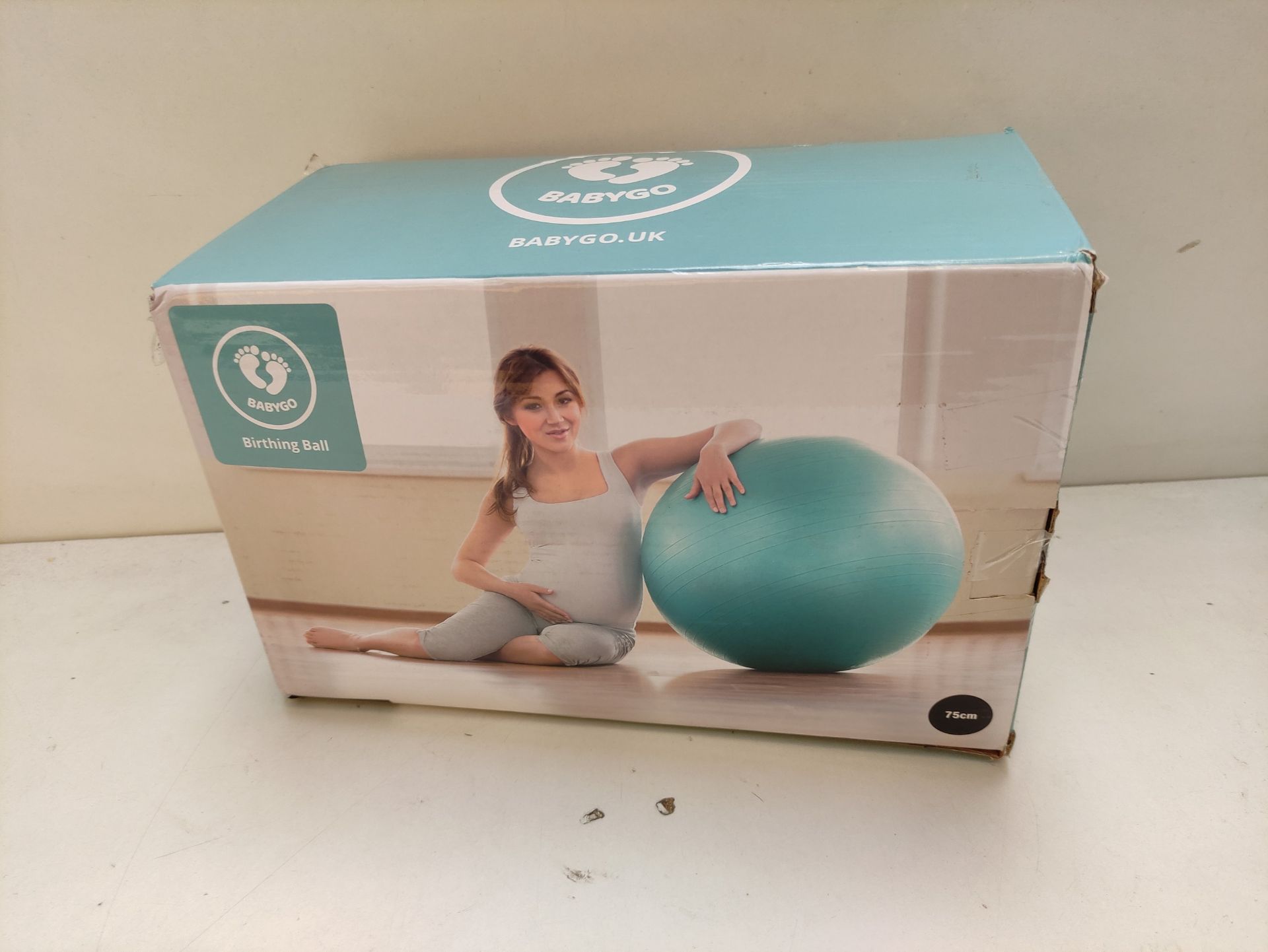 RRP £27.86 BABYGO Birthing Ball For Pregnancy Maternity Labour - Image 2 of 2