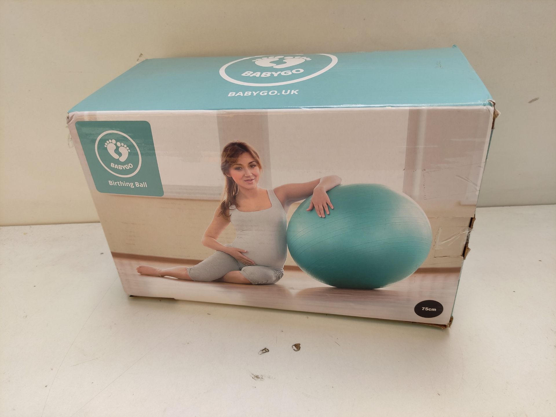 RRP £27.86 BABYGO Birthing Ball For Pregnancy Maternity Labour - Image 2 of 2