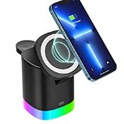 RRP £39.52 Magnetic Wireless Charger 4 in 1-15W Wireless Charging