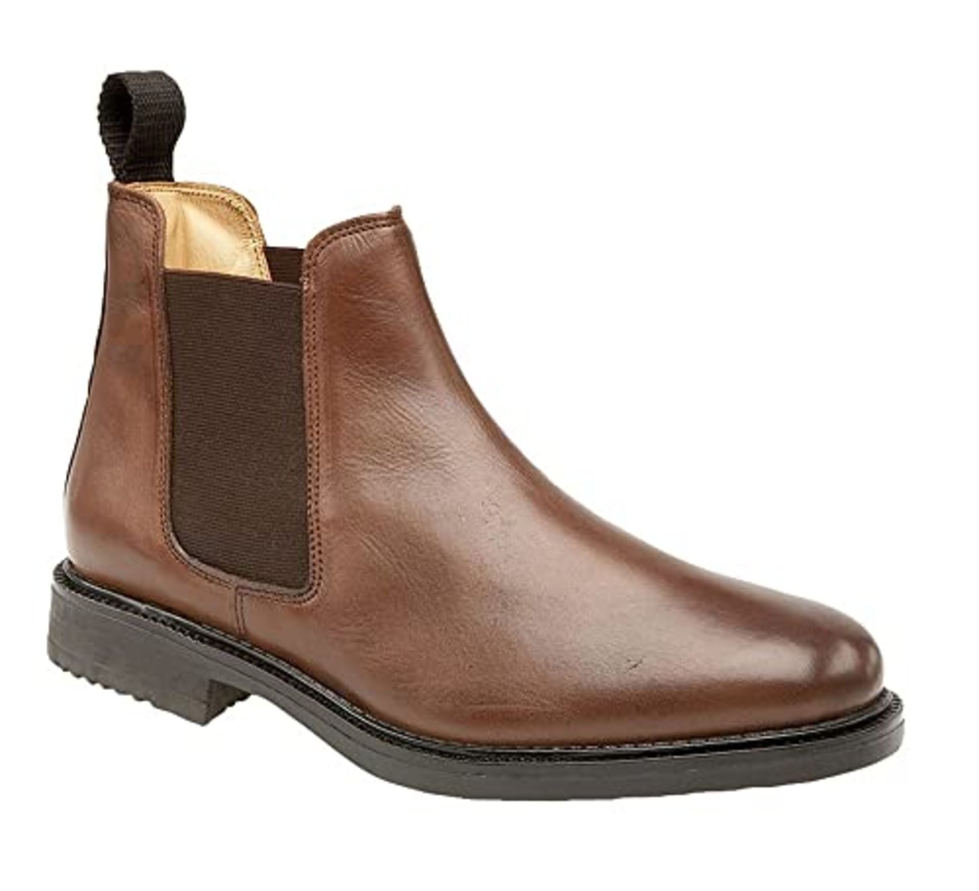 RRP £44.61 Roamer Mens Leather Flexible Fuller Fit Chelsea Dealer Ankle Boots Shoes Size