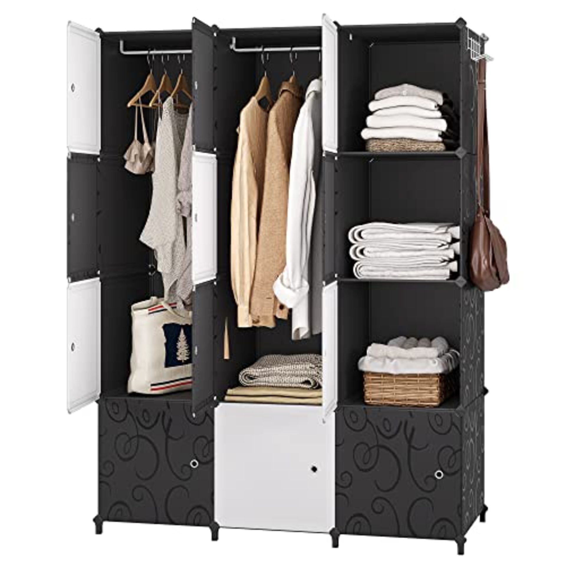 RRP £66.99 JOISCOPE Portable Wardrobe for Bedroom