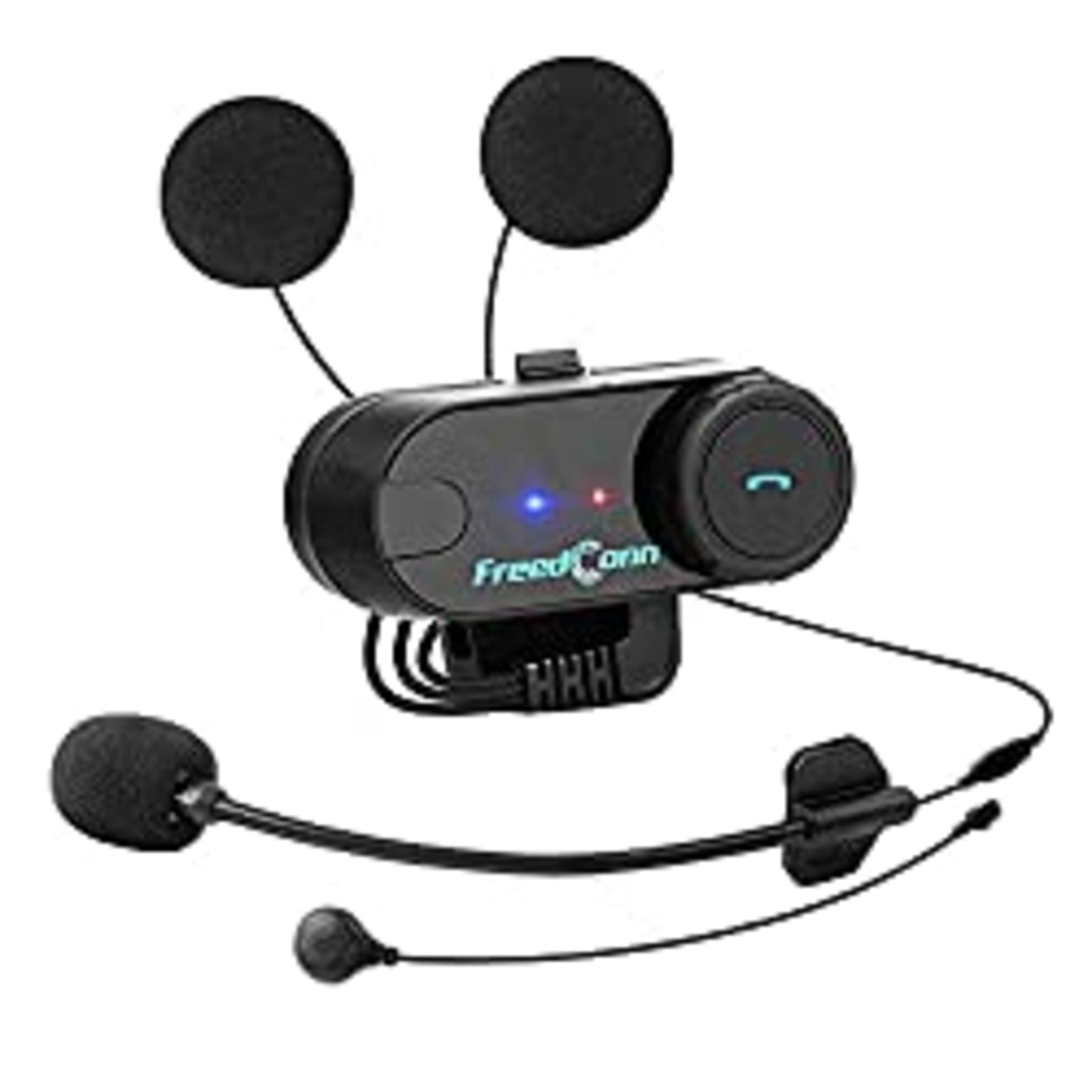 RRP £68.73 Motorcycle Helmet Bluetooth Intercom Interphone Headset headphones Kit