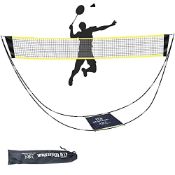 RRP £31.25 BEFANS Portable Badminton Net for Garden