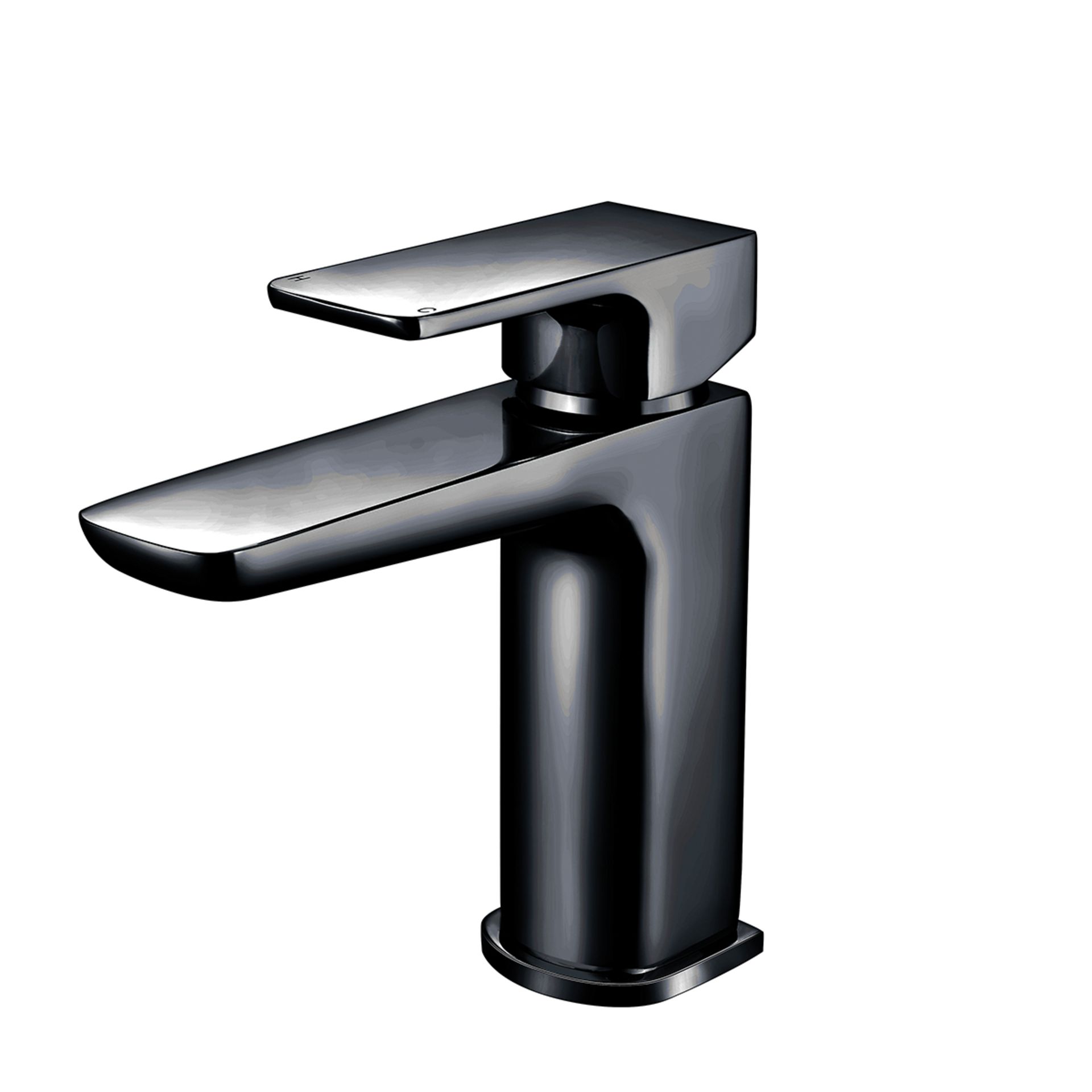 RRP £62.99 Scudo Black Mono Basin Mixer Tap