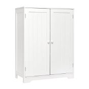 RRP £66.99 Meerveil Bathroom Storage Cabinet Sideboard White 60x