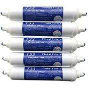 RRP £17.85 5 x In Line Fridge Water Filters Compatible with Samsung, Daewoo, LG etc