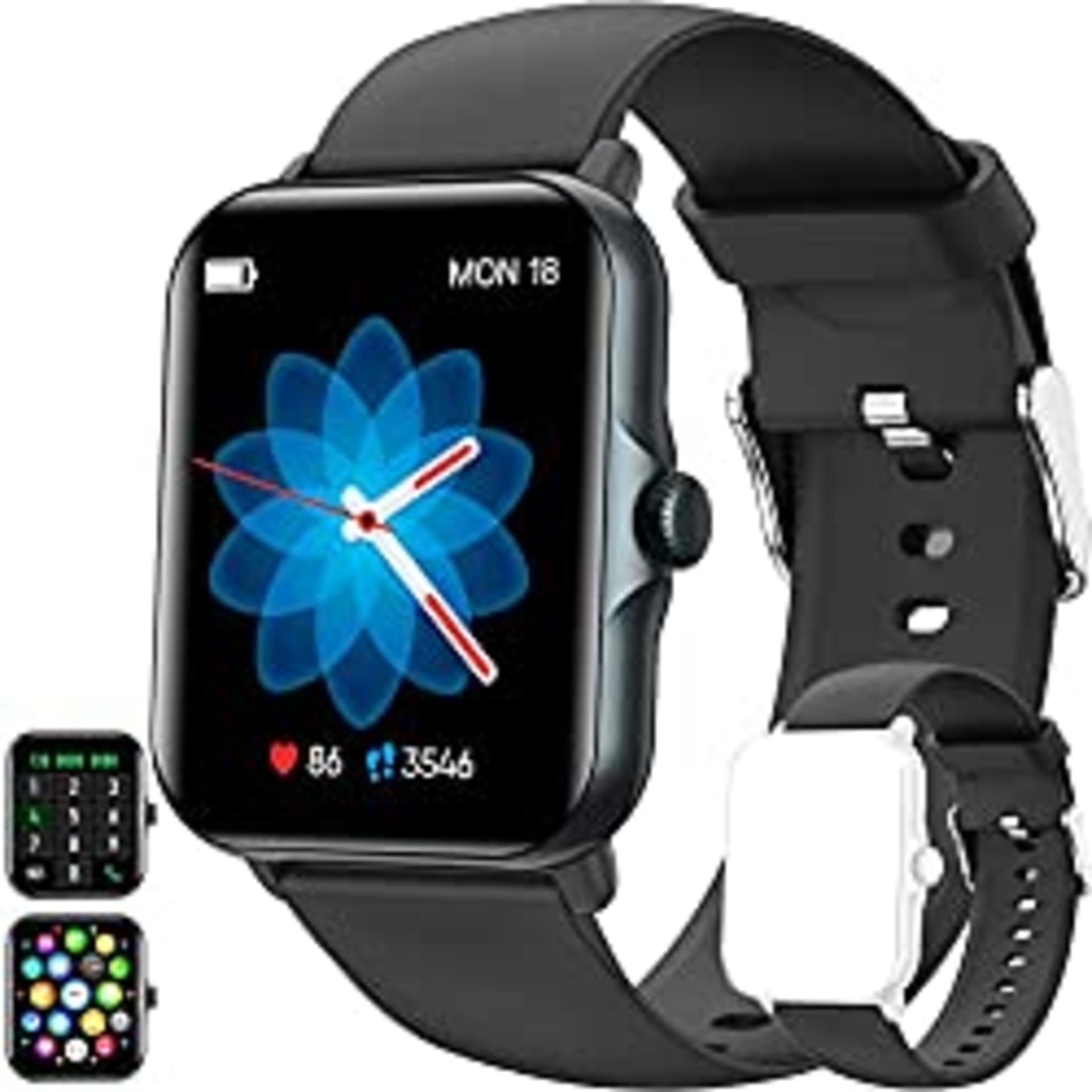 RRP £51.35 Smart Watch Call Receive/Dial 1.72" Smartwatch for