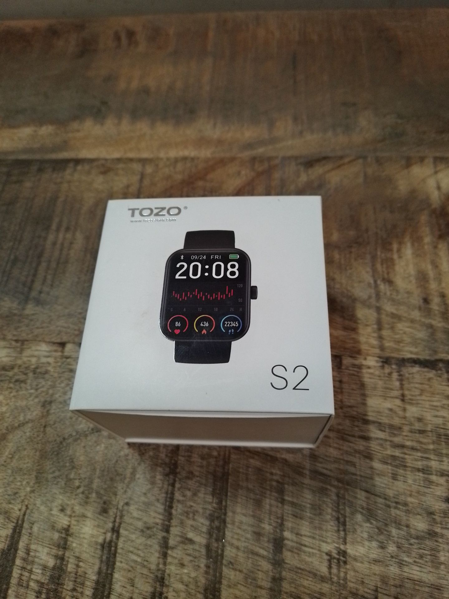 RRP £47.88 TOZO S2 Smart Watch Alexa Built-in Fitness Tracker - Image 2 of 2