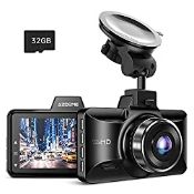 RRP £44.65 AZDOME FHD 1080P Metal Dash Cam