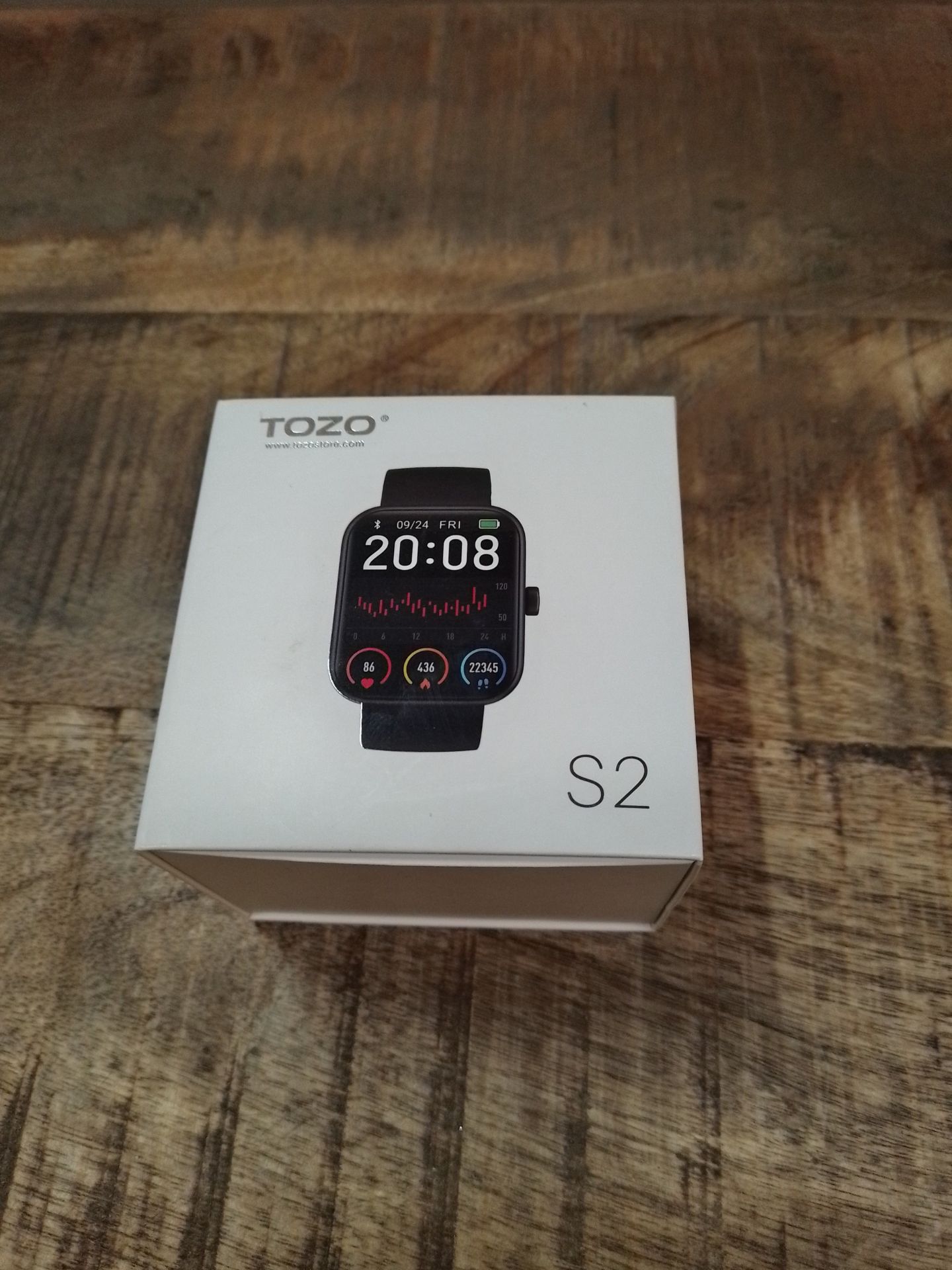 RRP £47.88 TOZO S2 Smart Watch Alexa Built-in Fitness Tracker - Image 2 of 2