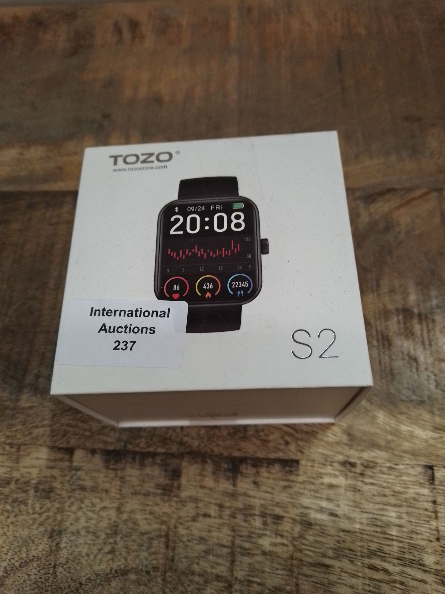 RRP £37.95 TOZO S2 Smart Watch - Image 2 of 2