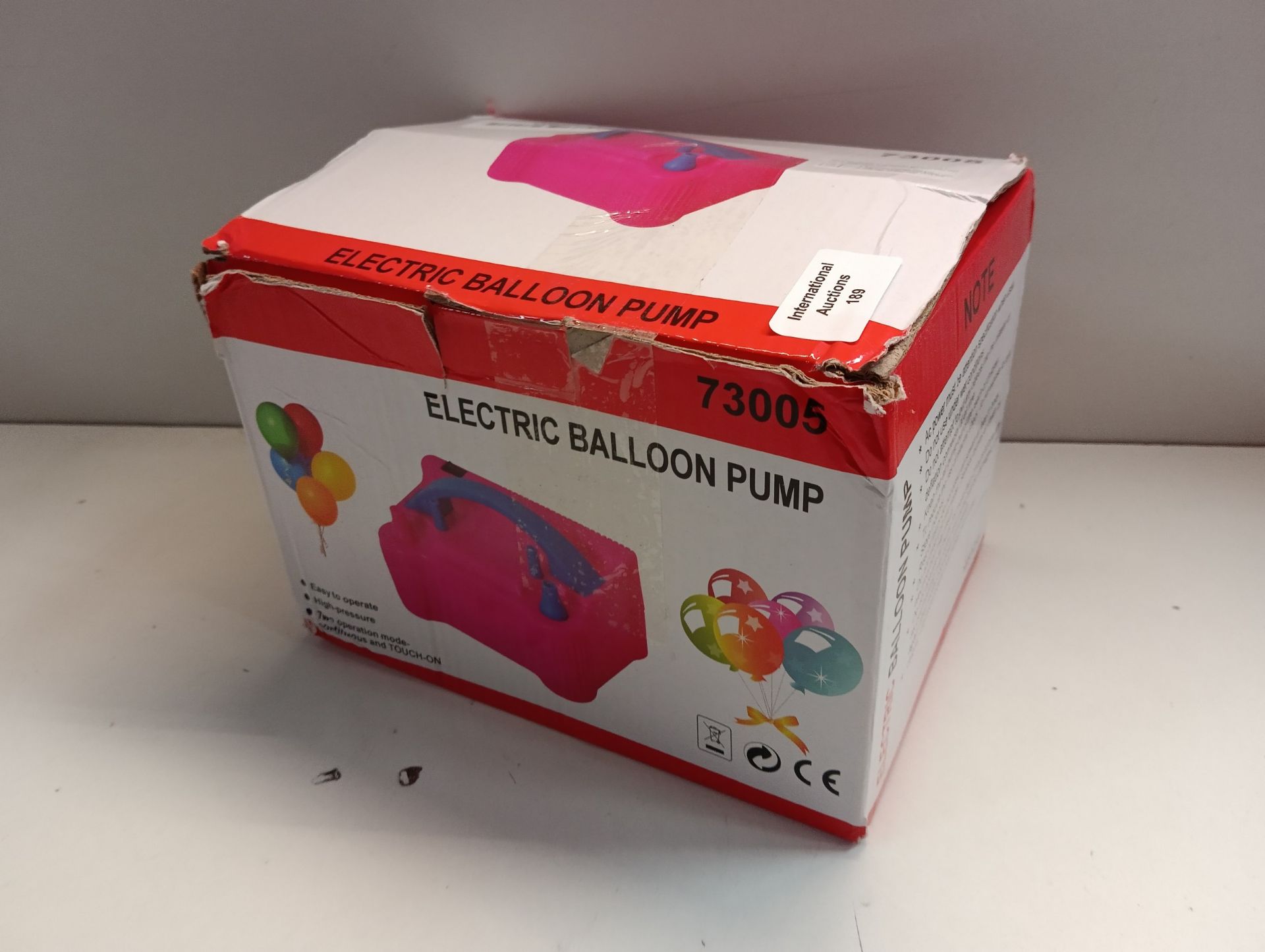 RRP £19.16 Electric Balloon Pump Pink - Image 2 of 2