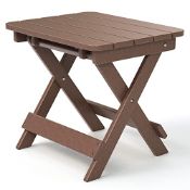RRP £76.34 TORVA Outdoor Adirondack Foldable Side Table