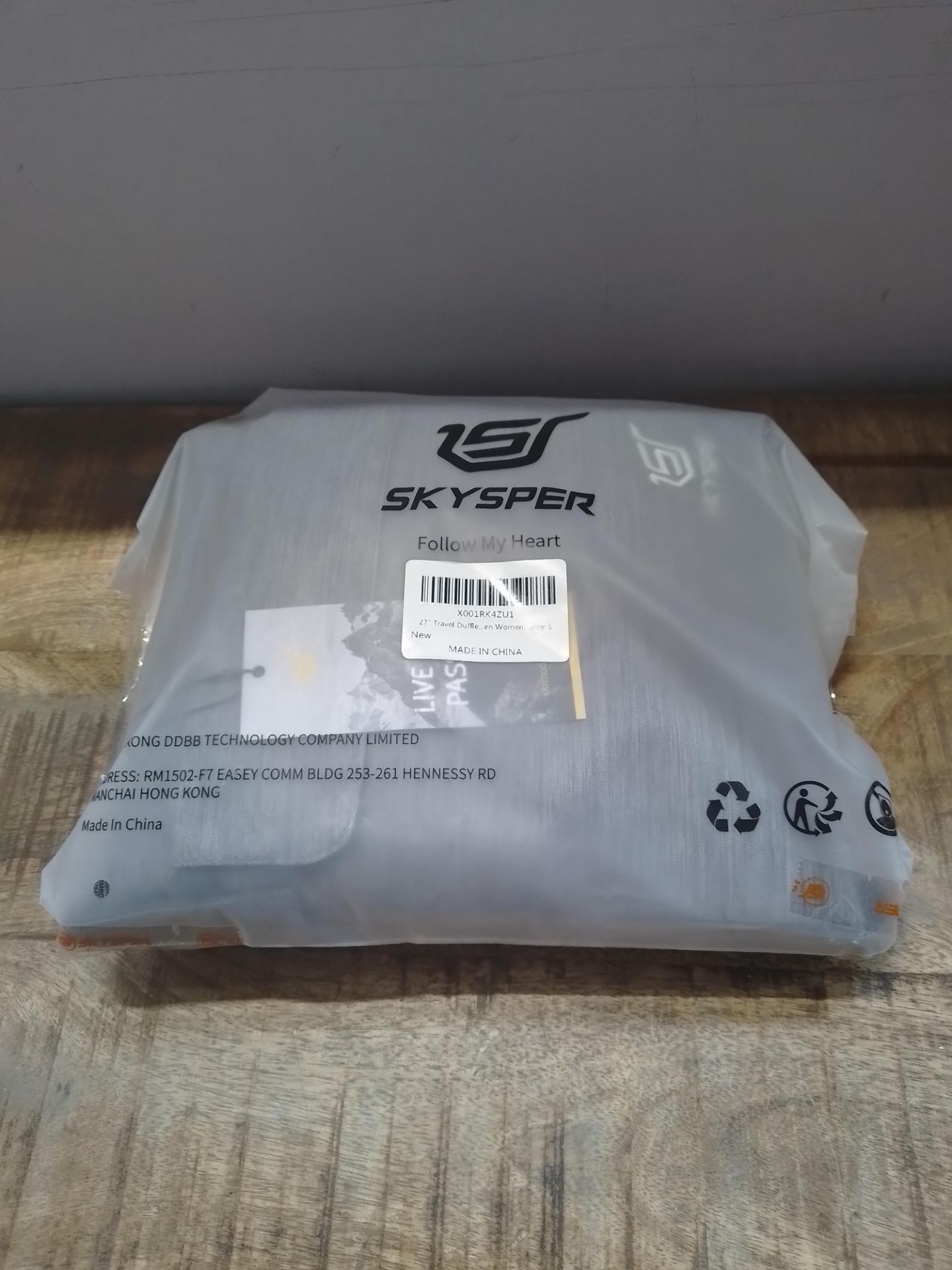 RRP £28.56 SKYSPER Travel Duffel Bag 65L Foldable Sports Bag for - Image 2 of 2