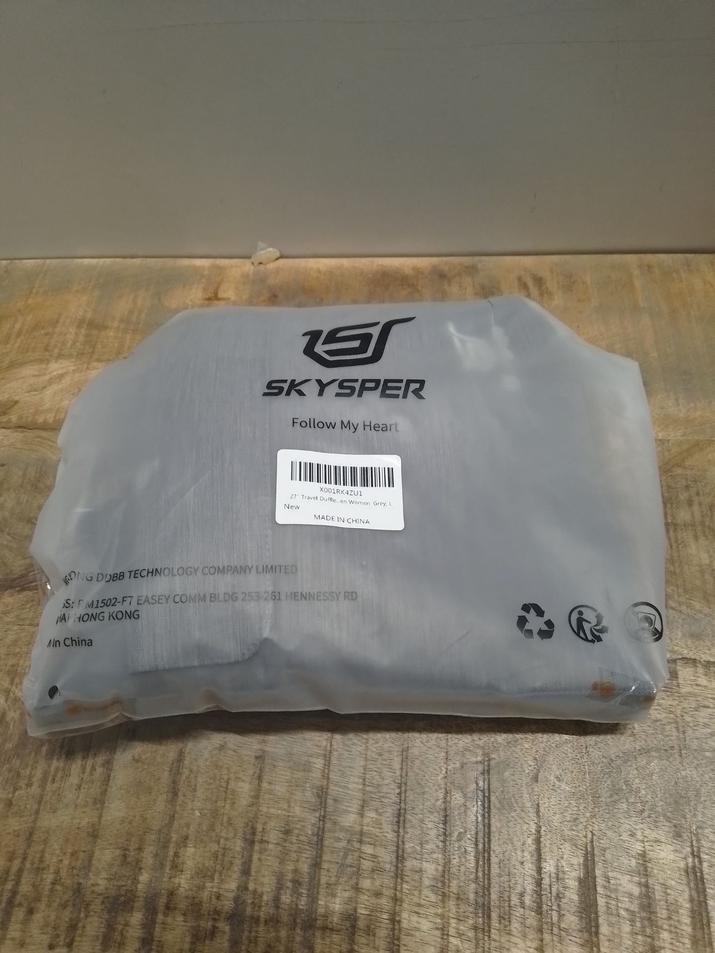 RRP £28.56 SKYSPER Travel Duffel Bag 65L Foldable Sports Bag for - Image 2 of 2