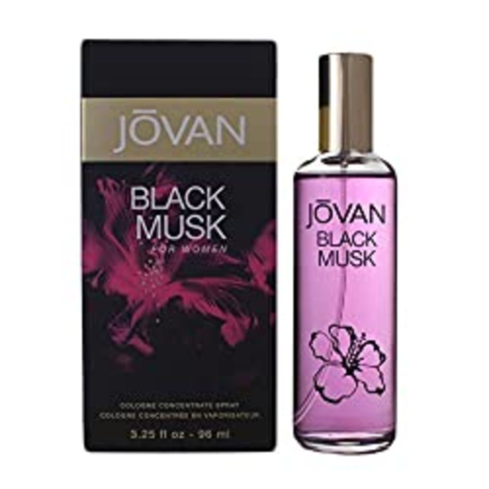 RRP £17.85 Jovan Black Musk For Women, 3.25 Oz, Cologne Concentrate Spray