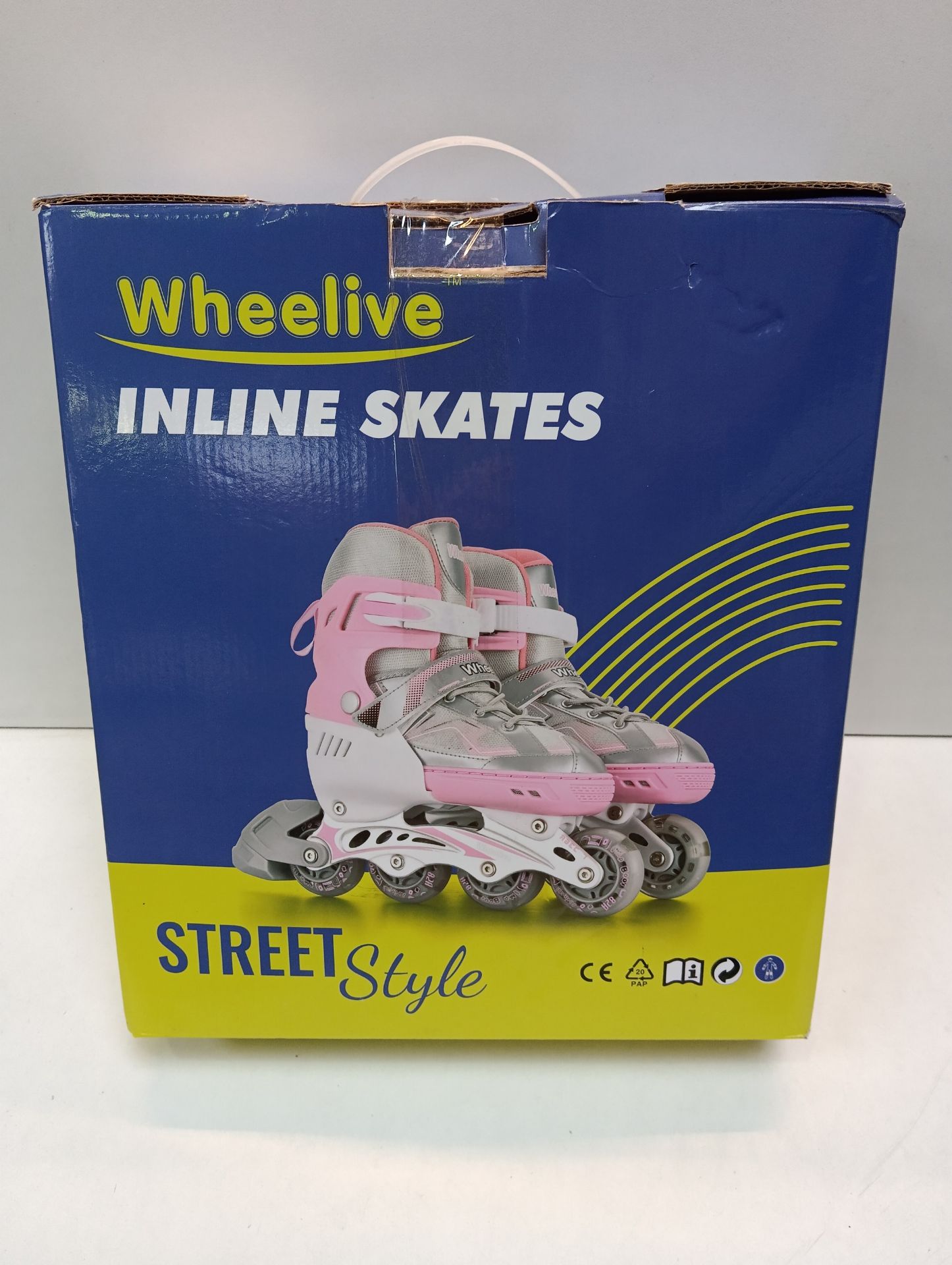 RRP £53.27 Wheelive Adjustable Inline Skates - Image 2 of 2