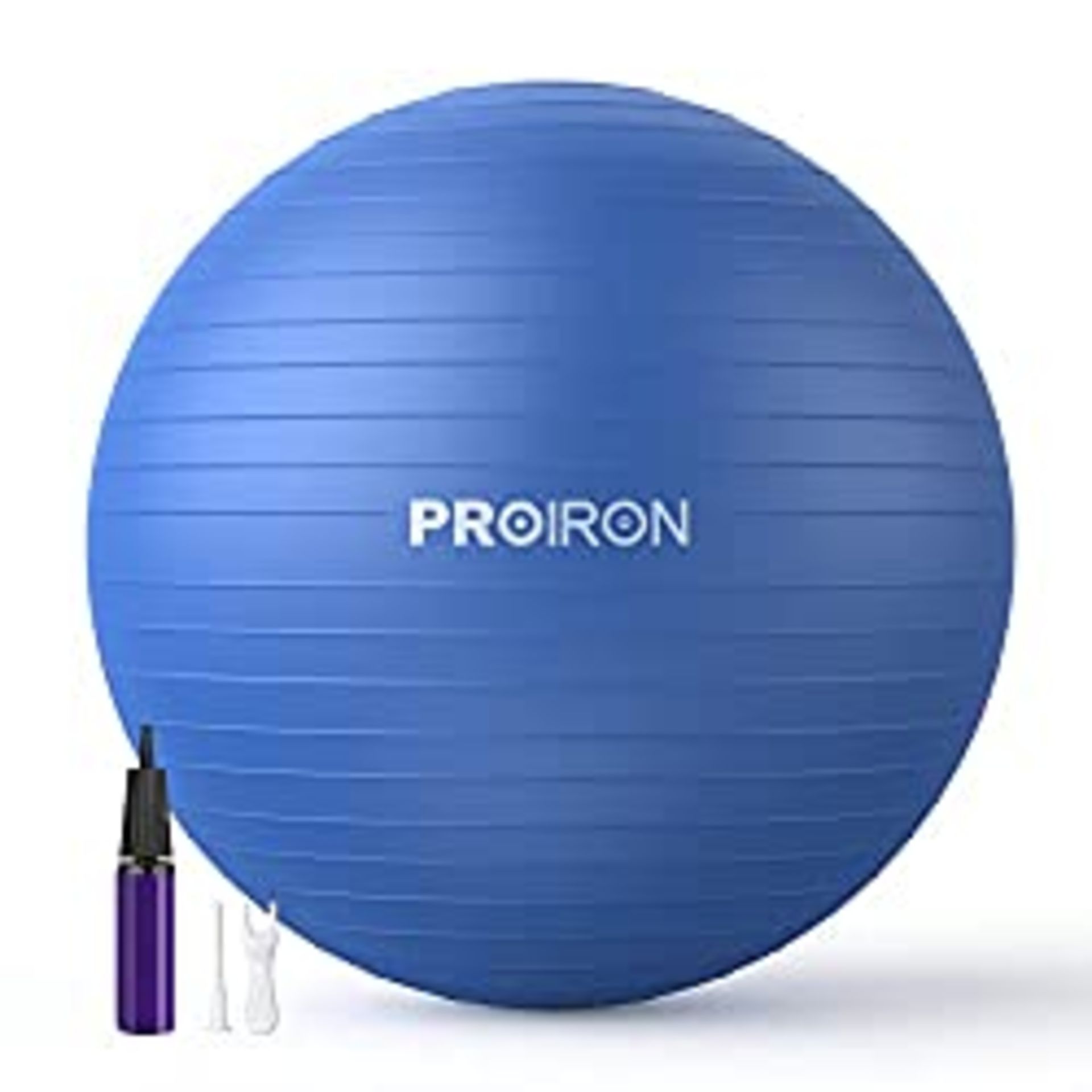 RRP £22.20 PROIRON Extra Thick Exercise Ball 55cm 65cm 75cm