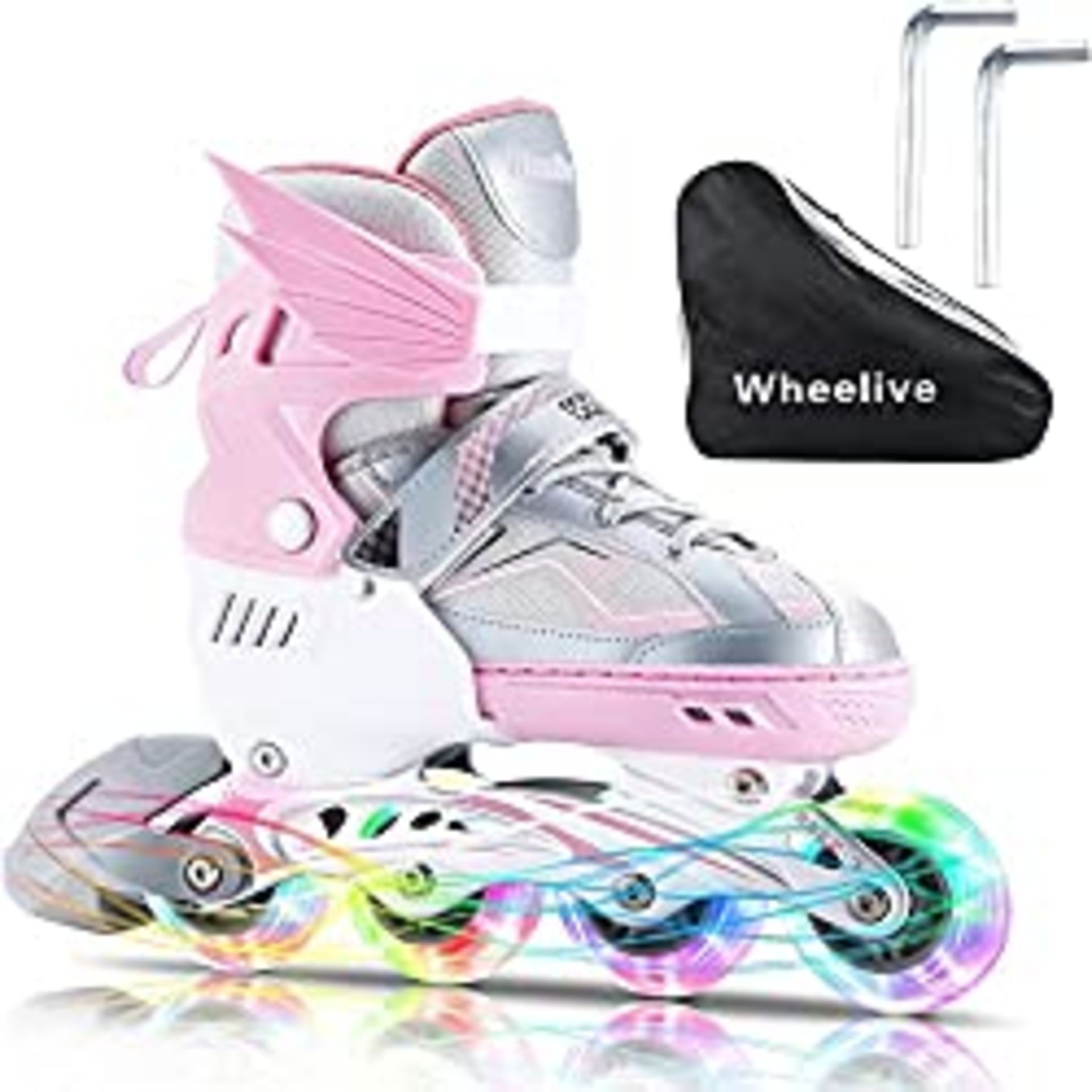 RRP £53.27 Wheelive Adjustable Inline Skates