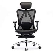 RRP £212.23 SIHOO Office Chair Ergonomic Desk Office Chair with Footrest
