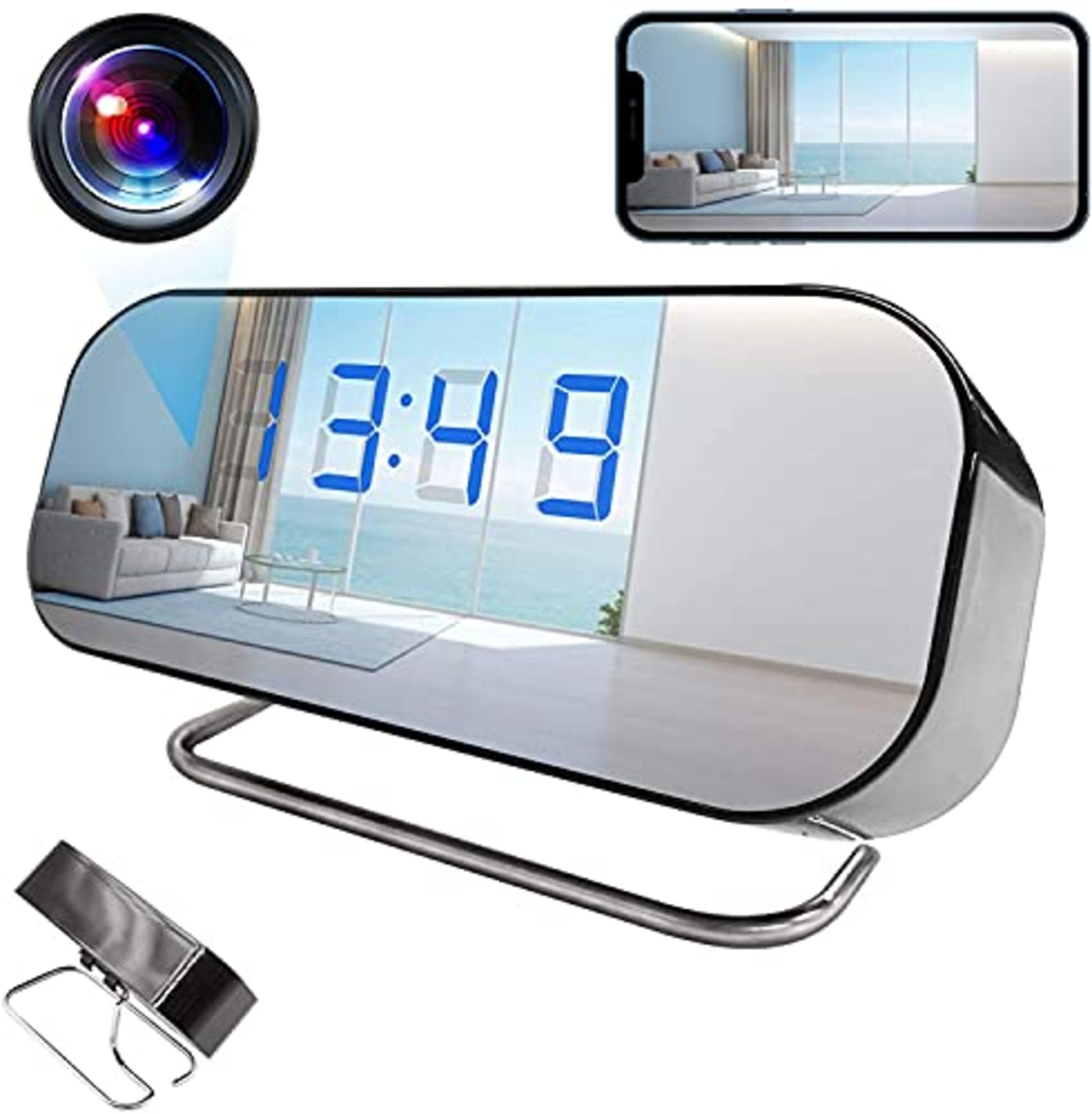 RRP £59.17 Spy Hidden Clock Camera