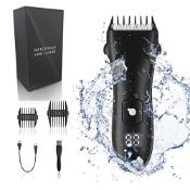 RRP £24.67 Body Hair Trimmer for Men Electric Pubic Groin Hair