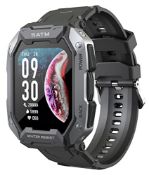 RRP £53.59 Military Smart Watches for Men with hr Blood Oxygen