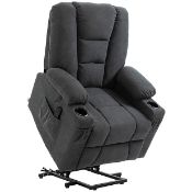 Homcom Electric Reclining Armchair Blue RRP £365.99