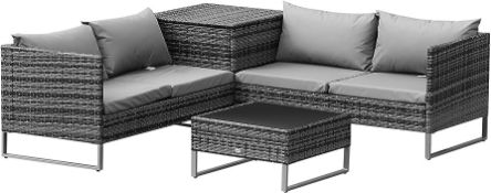 OutSunny Rattan Garden Furniture (Part Lot Box 2/2 Only) 860-114 RRP £400.00