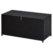 Outsunny Ratan Storage Box Black RRP £124.00