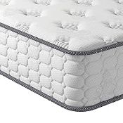 Vesgantti Small Single Mattress, 9.8 Inch Pocket Sprung Mattress Small Single Bed with Breathable Fo