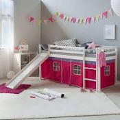 Homestyle4u White Bunk Bed With Slide RRP £130.00