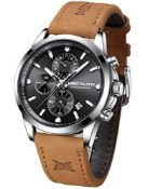 RRP £38.87 MEGALITH Mens Watches Sports Chronograph Analogue Wrist