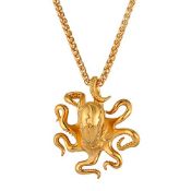RRP £23.44 U7 Men's Necklaces Punk Accessories Octopus Pendant Ocean Eboy Jewellery