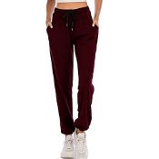 RRP £7.80 Eennjjooyy Women's Sweatpants High Waisted Athletic