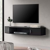 RRP £99.67 FITUEYES Floating TV Stand Cabinet Wall Mounted TV Unit