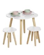 RRP £61.10 Haus Projekt Cloud Table and Two Stools Set