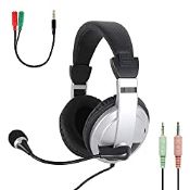 RRP £12.31 VCOM Computer Headset with Microphone