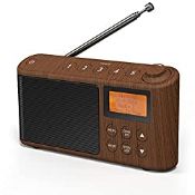 RRP £35.66 Radio DAB/DAB+ FM Radio Portable Digital Radio Mains