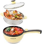 RRP £39.58 Audecook Electric Skillet with Steamer