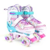 RRP £57.66 Runcinds Toddler Roller Skates for Girls Kids Boys