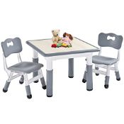 RRP £109.61 FUNLIO Kids Table and 2 Chairs Set